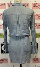 Load image into Gallery viewer, Dynamite Soft Denim Top w/Braided Belt (S)