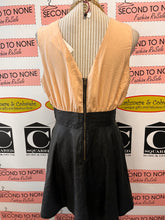 Load image into Gallery viewer, NWT Buffalo Two Tone Faux Leather Short Dress (Size L)