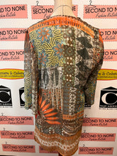 Load image into Gallery viewer, NWT Bling & Beaded Sheer Print Tunic (Size S)