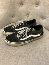 Load image into Gallery viewer, Vans Black & White Skate Shoes (Size 9.5)