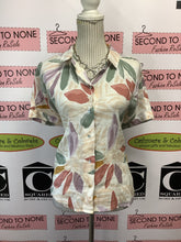 Load image into Gallery viewer, Nicole Miller Linen Top (Size L)