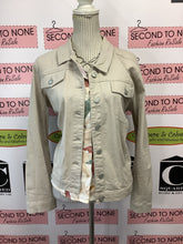 Load image into Gallery viewer, Nicole Miller Linen Top (Size L)