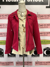 Load image into Gallery viewer, Foliage Linen Blend Button Up Top (Size Petite 16)