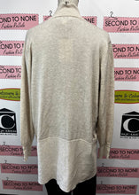 Cargar imagen en el visor de la galería, Oatmeal Knit Long Cardigan (Size L)