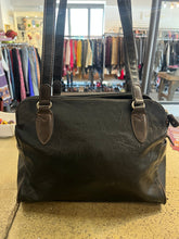 Load image into Gallery viewer, Mouflon Black and Brown Shoulder Purse