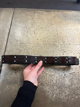 Load image into Gallery viewer, Levi’s Studded Brown Leather Belt (Size M)