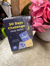 Load image into Gallery viewer, 30-Day Sleep Better Challenge Cards