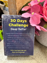 Load image into Gallery viewer, 30-Day Sleep Better Challenge Cards