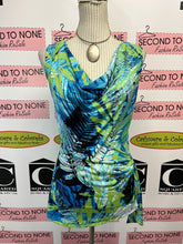 Load image into Gallery viewer, Laura Petites Asymmetrical Printed Tank (Size PS)