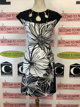 Cargar imagen en el visor de la galería, Joseph Ribkoff Foliage Dress (Size 14)