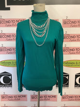 Cargar imagen en el visor de la galería, Cleo Teal Turtleneck (Size M)