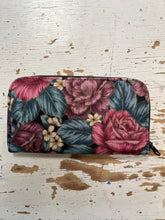 Load image into Gallery viewer, Vintage Never Used Purple Floral Fabric Wallet
