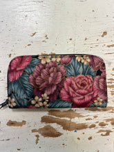 Load image into Gallery viewer, Vintage Never Used Purple Floral Fabric Wallet