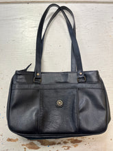 Load image into Gallery viewer, Vintage Triple Compartment Leather Handbag