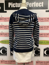 Cargar imagen en el visor de la galería, Orly Nautical Zip Up Sweater (Size L)