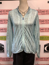 Cargar imagen en el visor de la galería, Lopez Blue Dotted Sport Longsleeve (Size M)