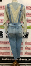 Cargar imagen en el visor de la galería, Ci Sono Lightwash Overalls (Size S)