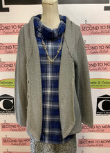 Load image into Gallery viewer, Tribal Jeans Plaid Cowl Neck Tunic (Size M/L)