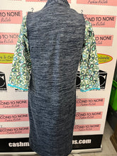 Load image into Gallery viewer, Long Denim-Look Sweater Vest (Size M)