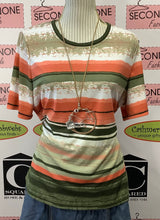 Load image into Gallery viewer, TanJay Safari Striped Top (Size L)
