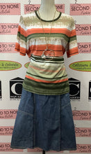 Load image into Gallery viewer, TanJay Safari Striped Top (Size L)