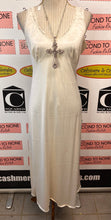 Load image into Gallery viewer, Cream Satin Slip Maxi Dress (Size M/L)