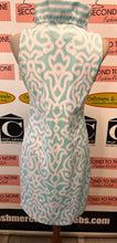 Load image into Gallery viewer, Gretchen Scott Teal & White Printed Dress (Size S)