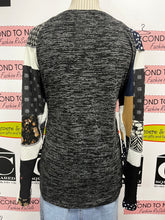 Charger l'image dans la galerie, Unique Patchwork Criss Cross Long Sleeve (Size XL)