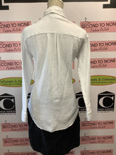 Load image into Gallery viewer, Rachel Roy White 100% Cotton Tunic (Size M)