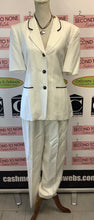 Load image into Gallery viewer, Vintage Conrad C 2 Pc White Blazer Set (Size 14)