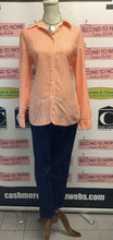 Cargar imagen en el visor de la galería, Ralph Lauren Orange Striped Button Up (Size L)
