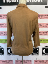 Cargar imagen en el visor de la galería, Reitmans Brown Faux Suede Top (Size L)
