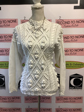 Load image into Gallery viewer, Vintage Blueberry Hill Heavy Knit Sweater (Size M)