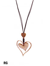 Cargar imagen en el visor de la galería, Double Heart Long Necklace (Only 1 Left!)