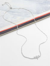 Cargar imagen en el visor de la galería, Rhinestone Necklace with Dragonfly (2 Colors)