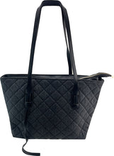 Cargar imagen en el visor de la galería, Quilted Denim Tote Bag (Only 1 Left!)