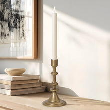 Cargar imagen en el visor de la galería, Antique Brass Candle Sticks (2 Sizes)