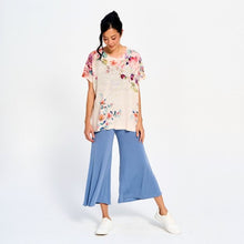 Load image into Gallery viewer, Red Coral Meadow-Print Spring Tunic (One Size) (Only 1 Left!)