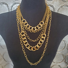 Cargar imagen en el visor de la galería, Layered Chains Necklace (2 Colours)