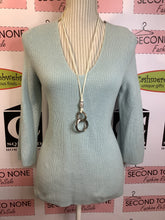 Load image into Gallery viewer, Tie Back Cotton Sweater (Size S)