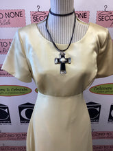 Load image into Gallery viewer, Vintage Satin Top Gown (Size 11/12) (AS-IS)