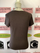 Load image into Gallery viewer, Dina Chocolate Brown Tee (Size L)