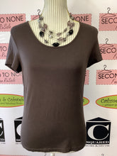 Load image into Gallery viewer, Dina Chocolate Brown Tee (Size L)