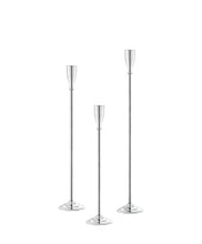 Load image into Gallery viewer, Aluminum  Floor Taper Candle Holders (3 Sizes)

