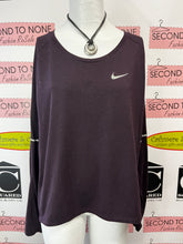Load image into Gallery viewer, Nike Running Plum Asymmetrical Hem Shirt (Size XL)
