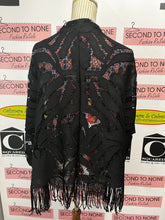 Load image into Gallery viewer, Dynamite Black Lace Shawl (Size XS)
