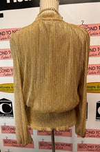 Cargar imagen en el visor de la galería, Joie Gold Shimmer Blouse (Size M)
