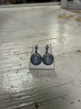 Load image into Gallery viewer, Vintage Wedgewood Blue Cameo Earrings
