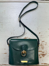 Cargar imagen en el visor de la galería, Vintage Dark Green Polo Ralph Lauren Shoulder Bag
