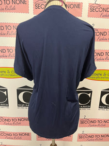 Laura Plus Navy Tee (Size 2X)
